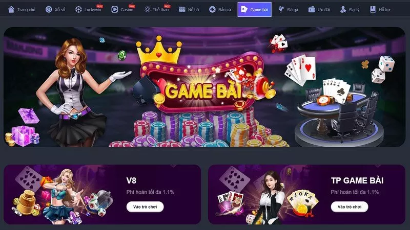 Game b&agrave;i l&agrave; h&igrave;nh thức giải tr&iacute; thu h&uacute;t lượng lớn người chơi